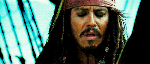 Jack Sparrow makes disgusted face