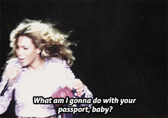 Beyoncé wonders, "What am I gonna do with your passport, baby?" 