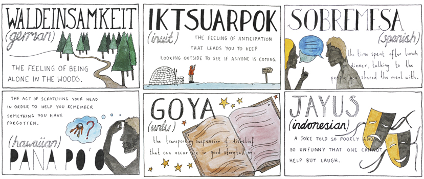 23 Charming Illustrations Of Untranslatable Words From Other Languages