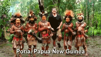 Dancing in Papua New Guinea 