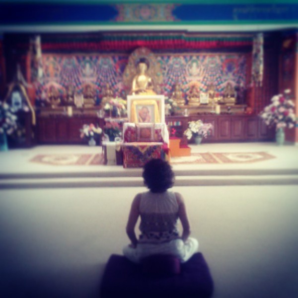 Inside the Buddhist center
