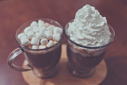 A picture of hot chocolate