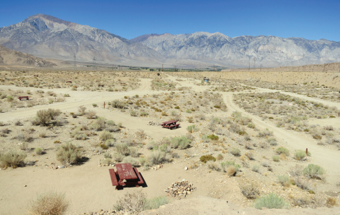 A desert landscape