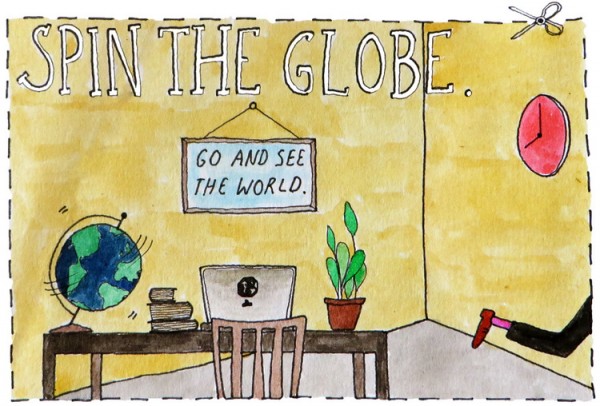 Spin the globe