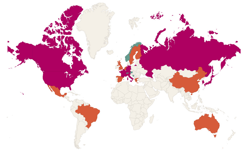 Mapped Olympic host countries since 1896 Matador Network