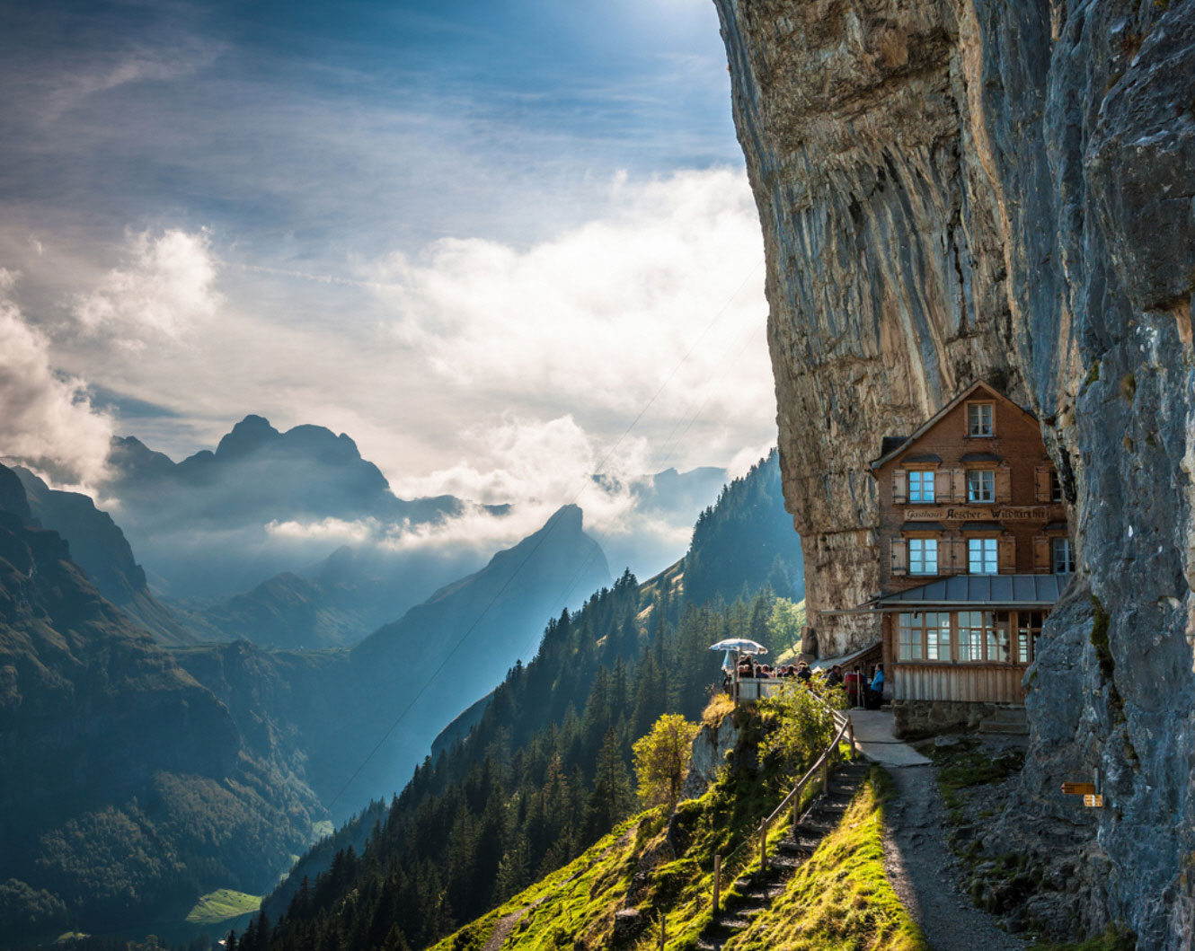 Ascher Cliff, Switzerland