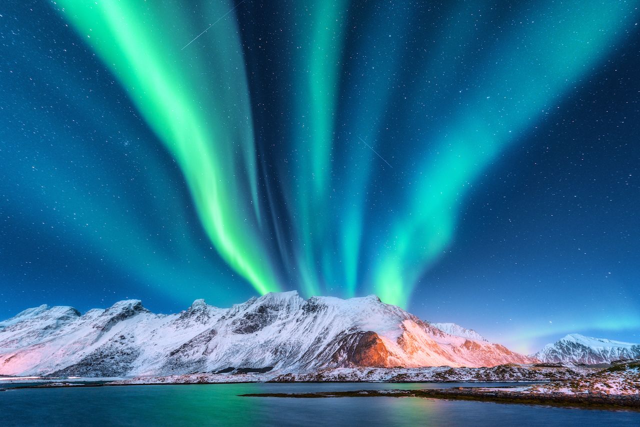 Aurora borealis, Norway - natural wonders 