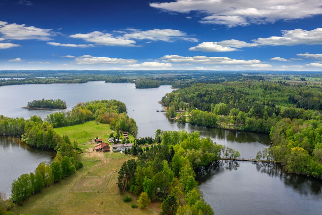 Masurian lakes - seven wonders of the world