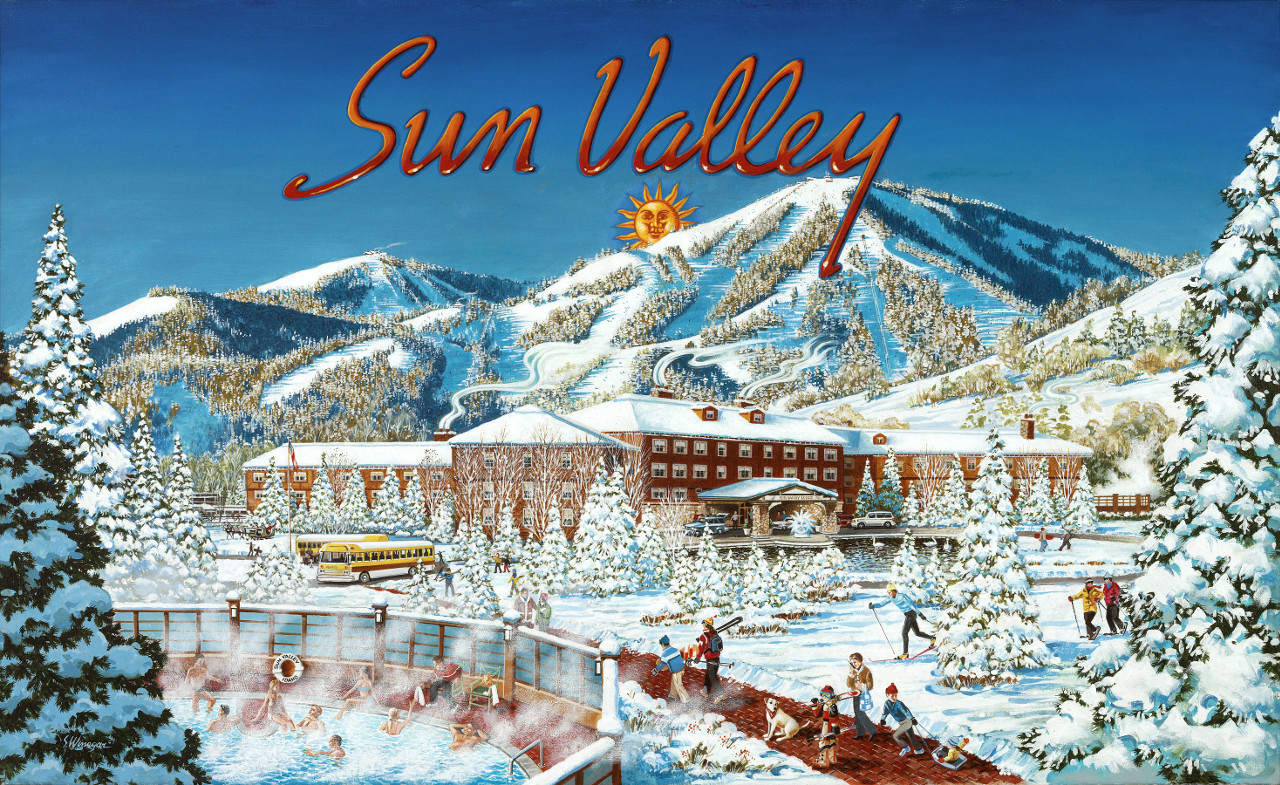 Sun Valley vintage poster