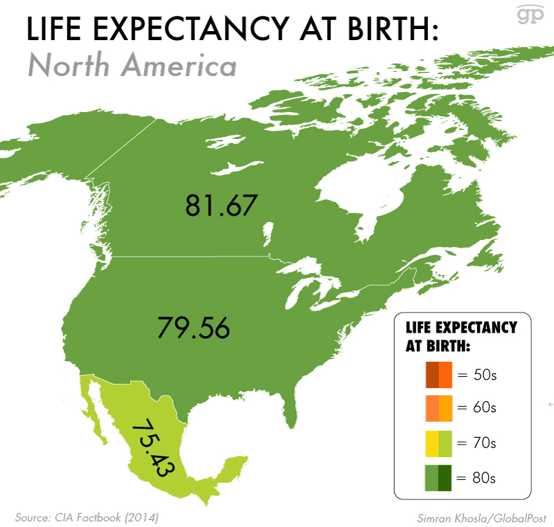 north-america-life-expectancy