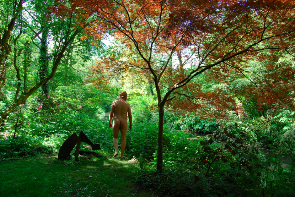 naked gardener