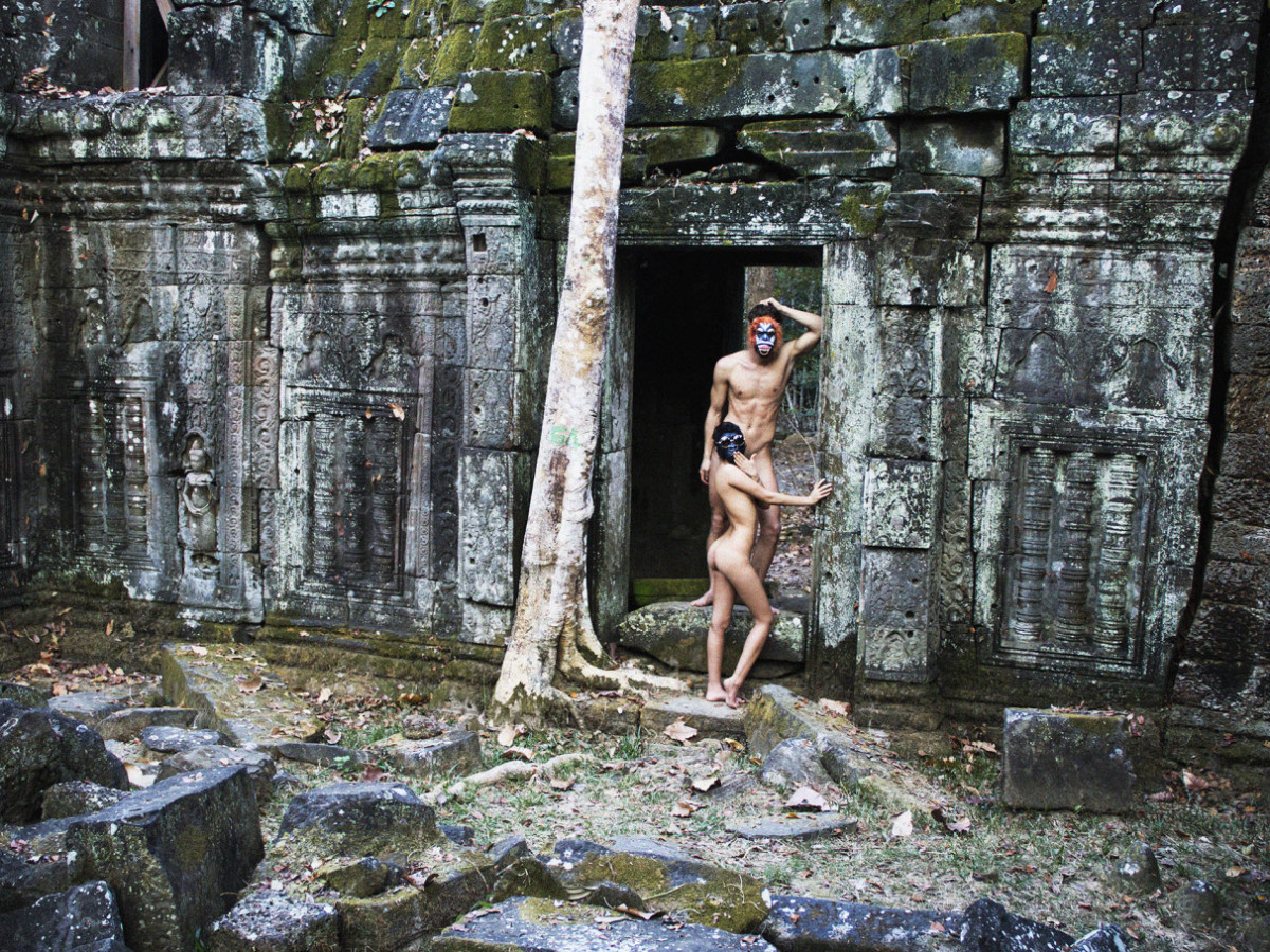 Pebbles Nude - Tourists won't stop getting naked at Cambodia's Angkor Wat