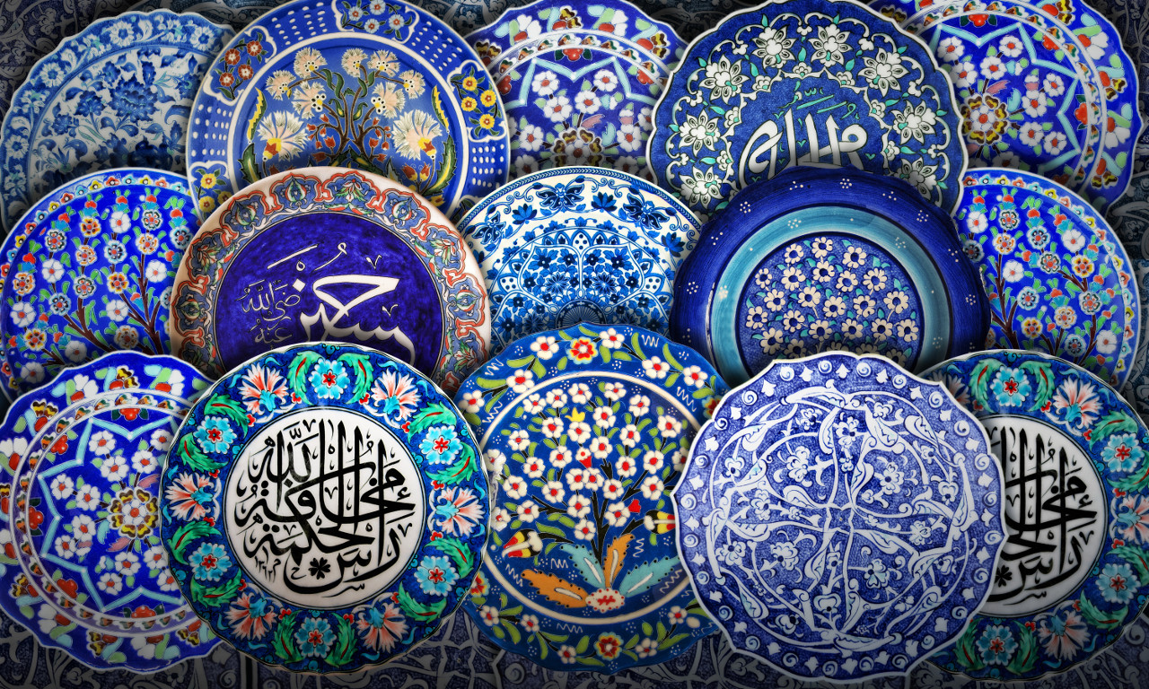 Turquoise plates, Bursa