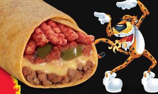 12. Taco John’s Flamin' Hot Cheetos Burrito.