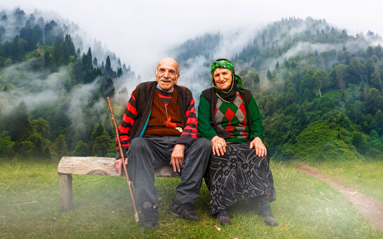 Old Turkish couple