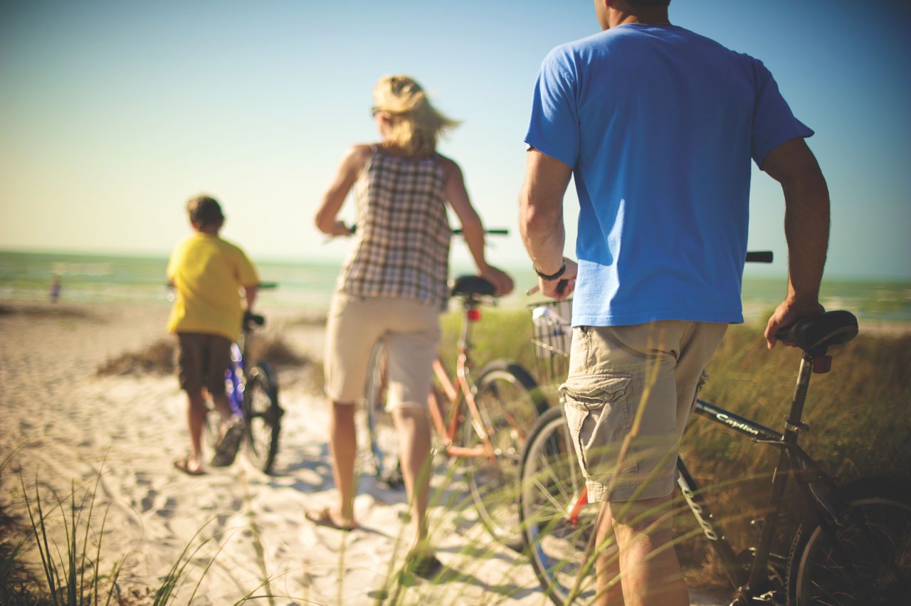 Fort Myers bicycle family