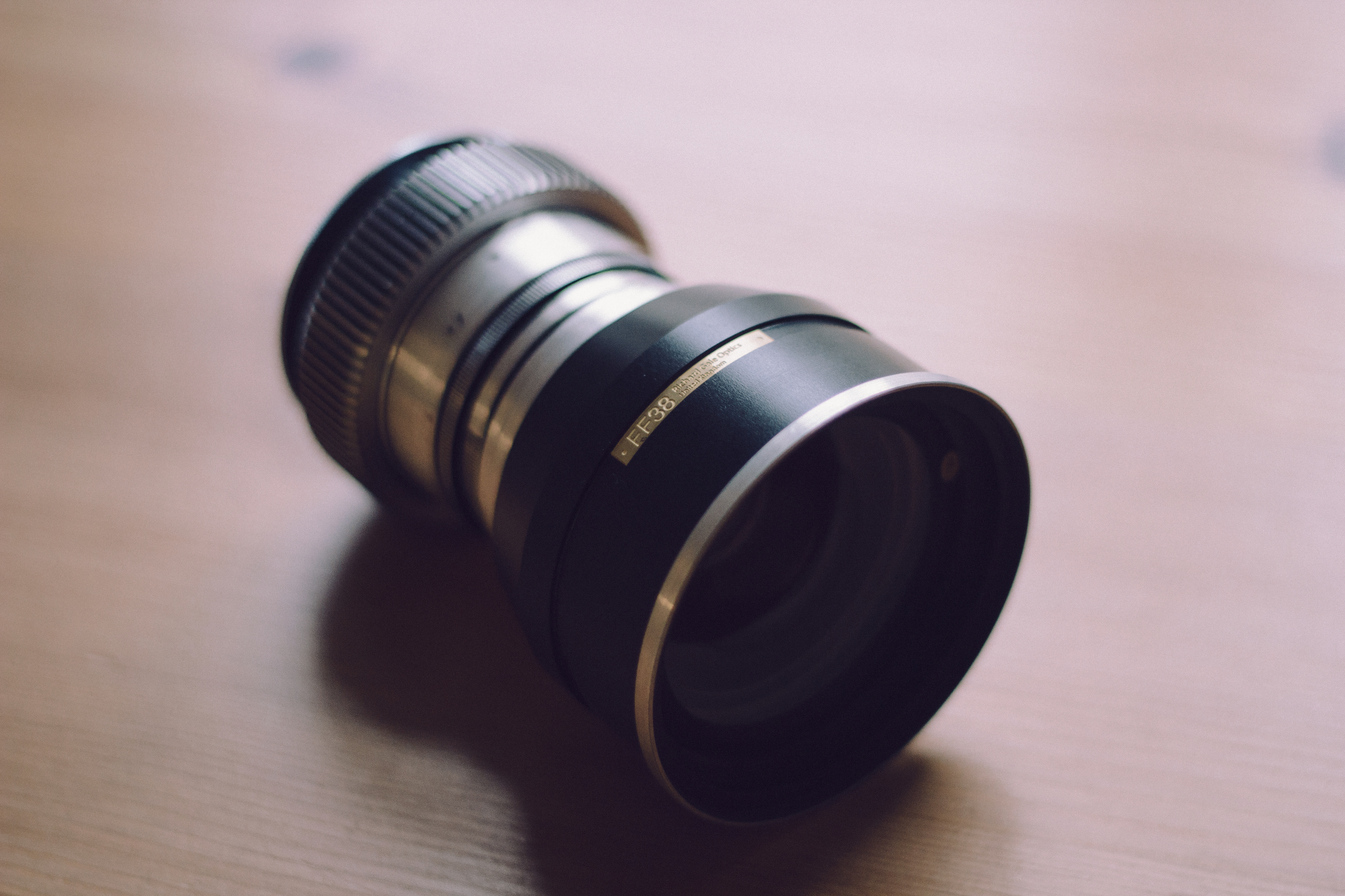Photo:  The 38mm converter attached to the 58mm lens. Anders Lonnfeldt