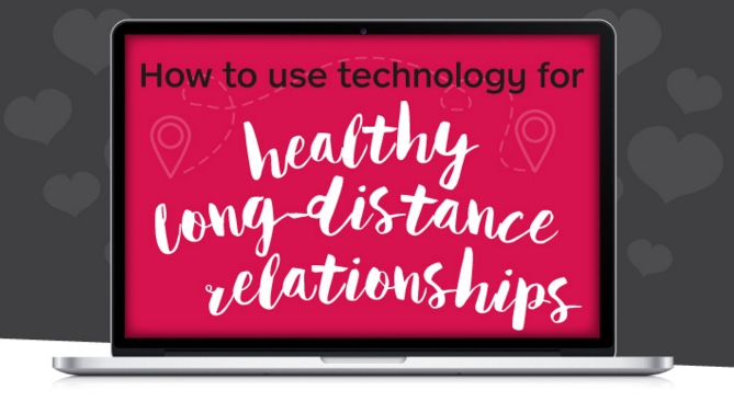 Infographic: how to use technology for a healthy long-distance relationship