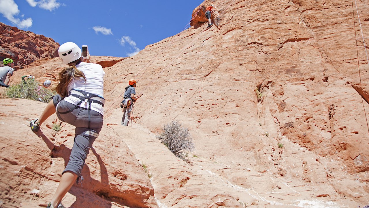 Red Rock Rappelling Nevada