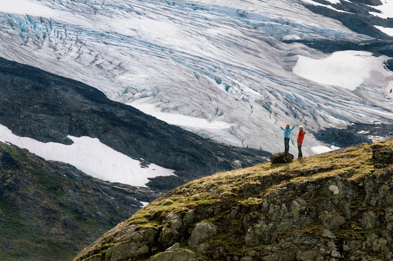 Norway glacier scenery 