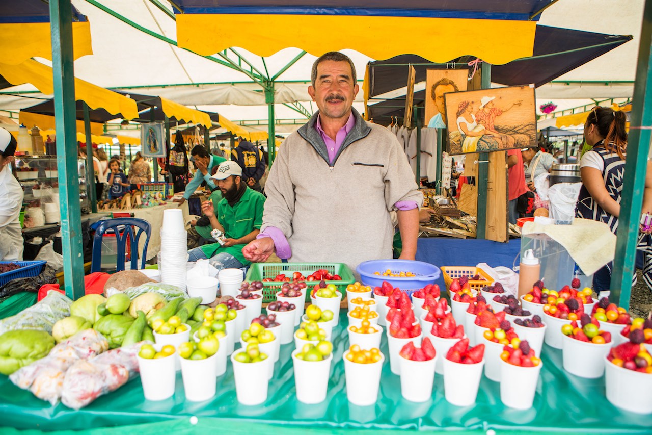 Medellin fruit stand