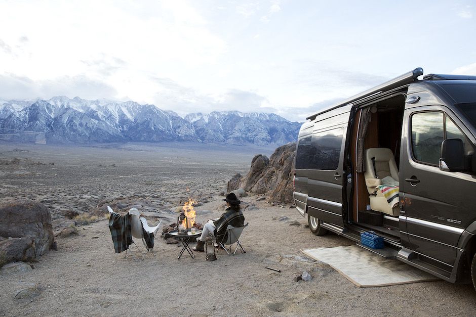 RVing outdoors