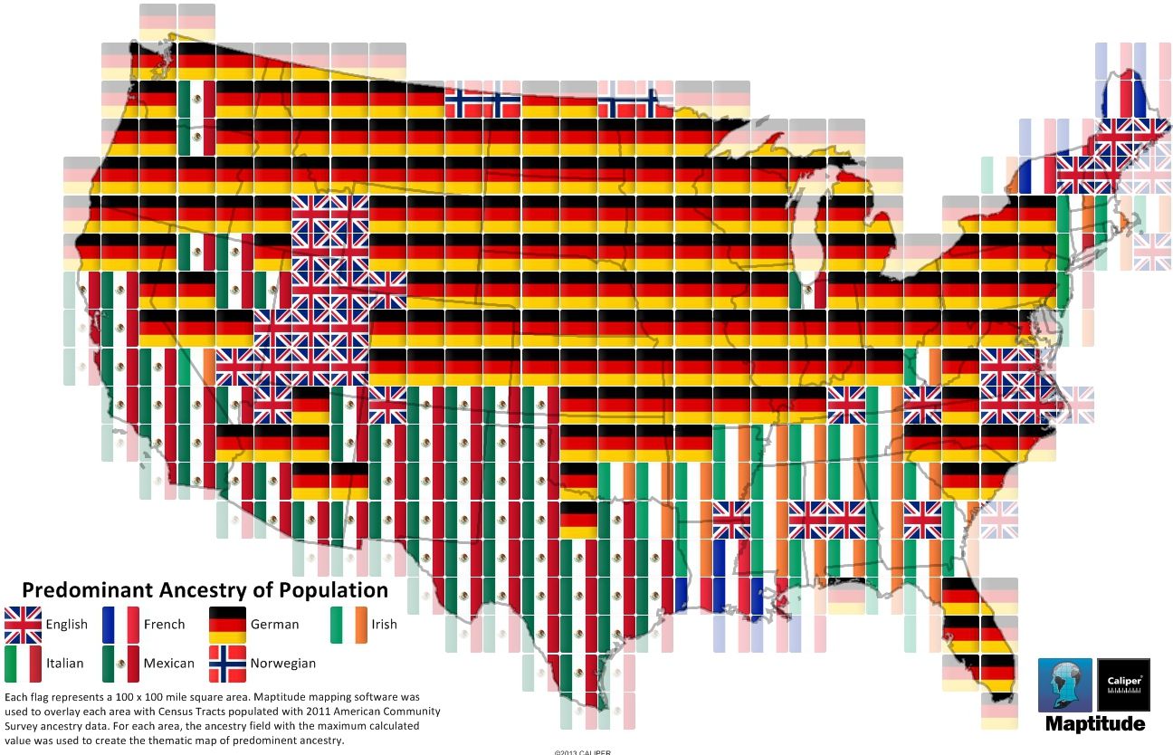 American people's ancestry