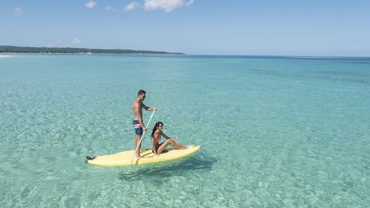 Couples Resorts Jamaica paddleboard 