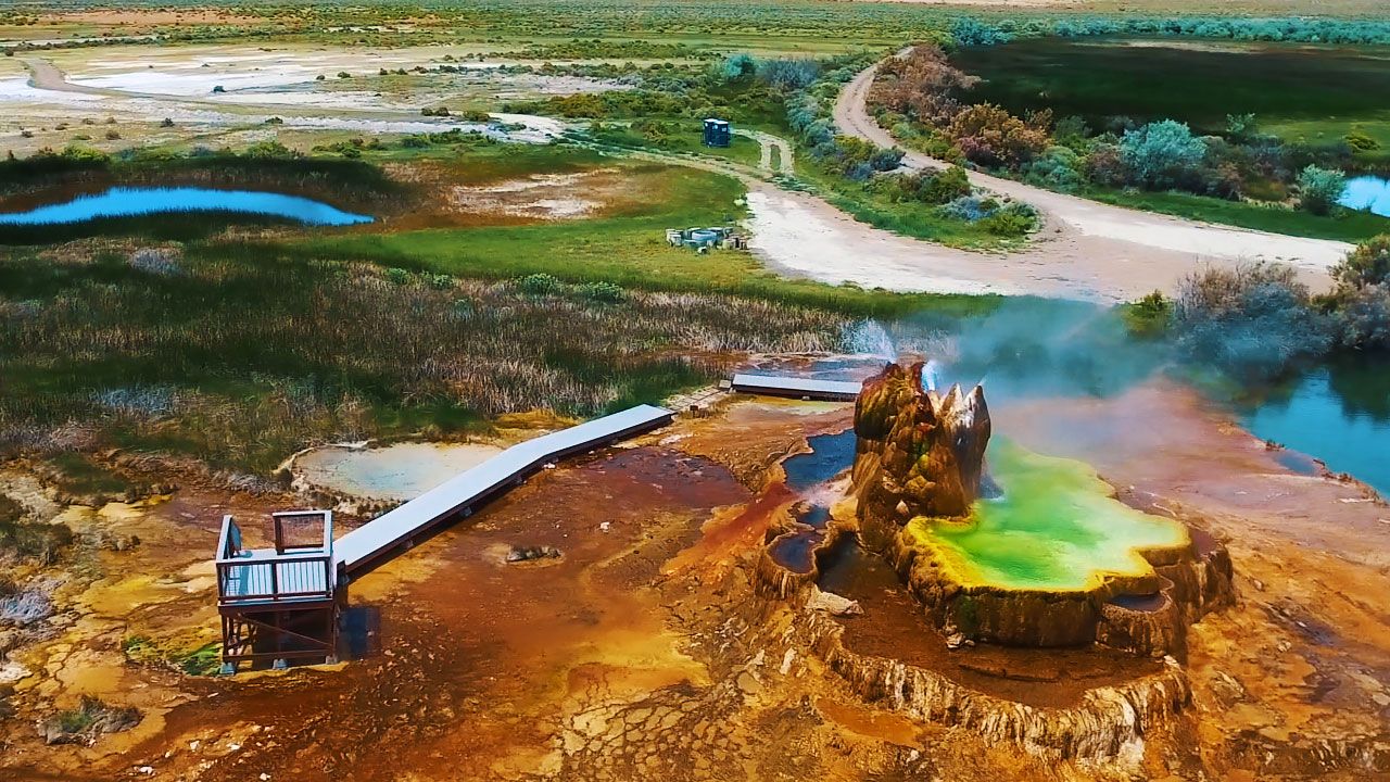 fly geyser nevada map Guide To Visiting Fly Geyser On Fly Ranch In Nevada fly geyser nevada map