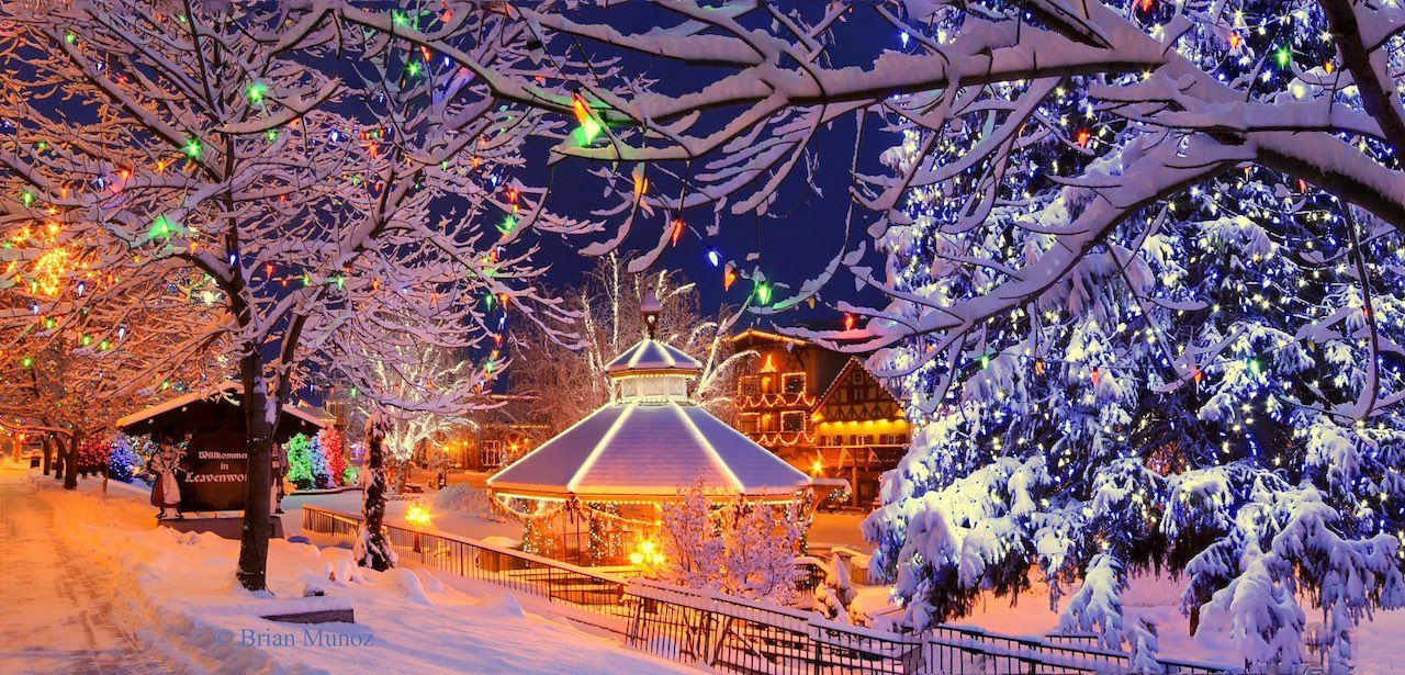 Leavenworth winter lights Brian Munoz