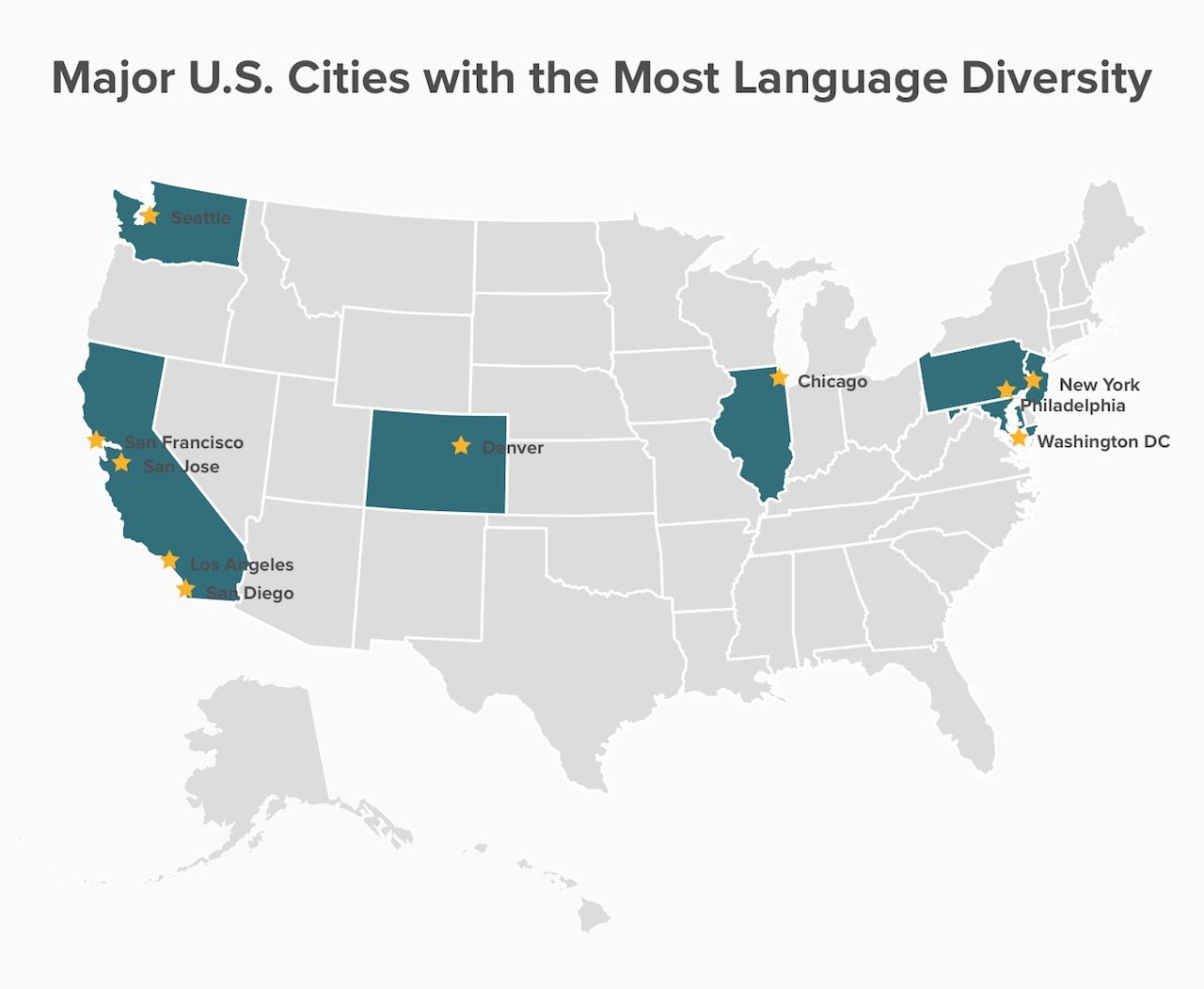 map language in the US