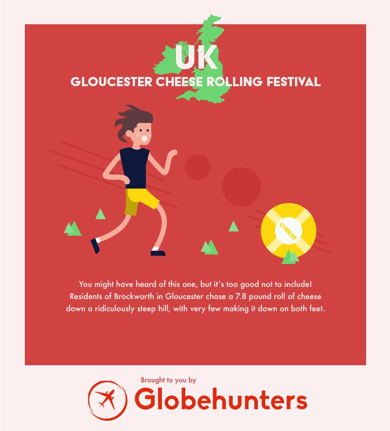 unusual celebration UK infographic