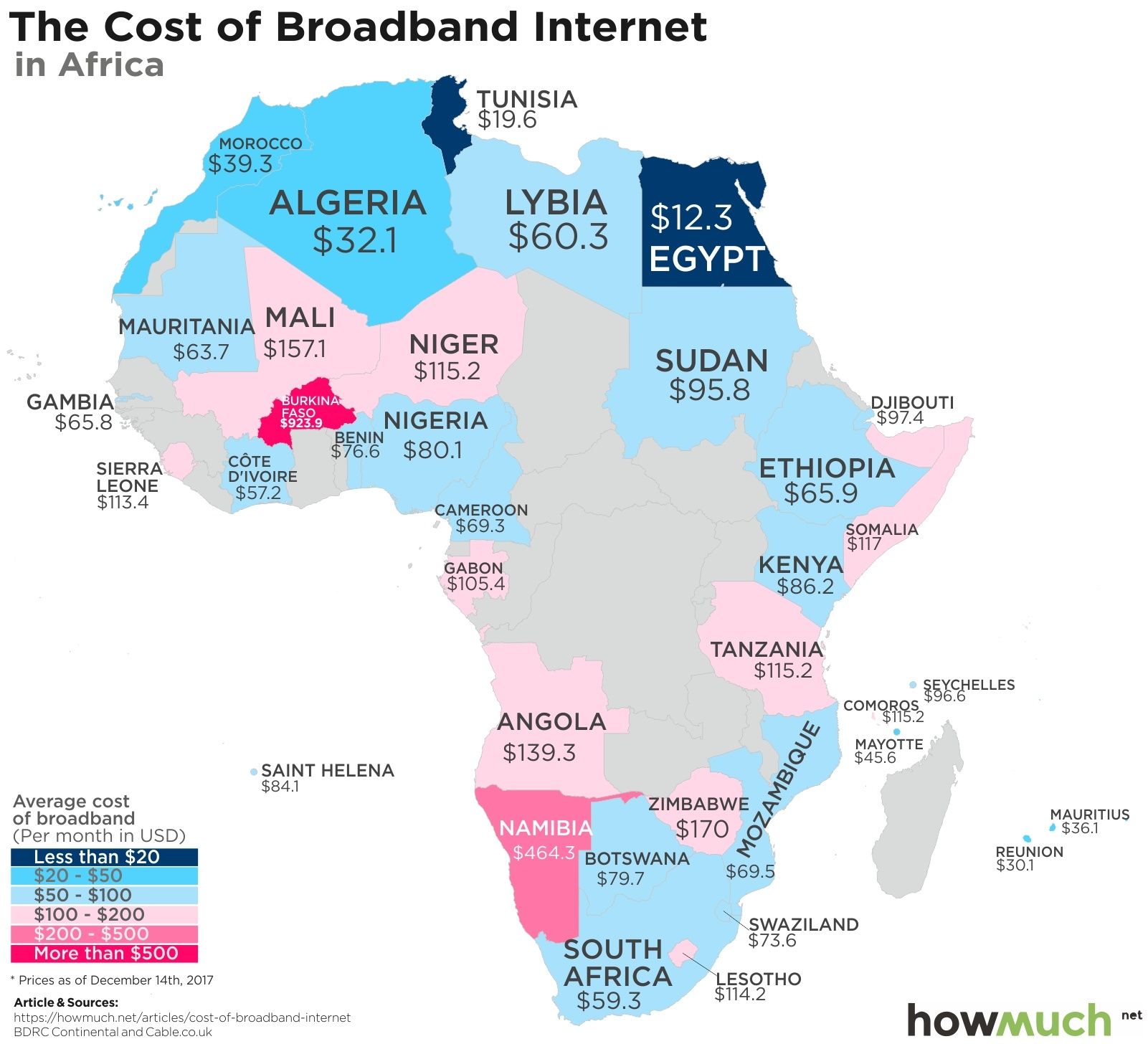 internet costs around the world map 4