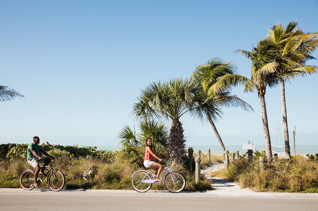 Biking beach Fort Myers Sanibel Florida