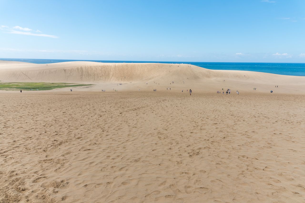 Tottori sand dunes in Japan