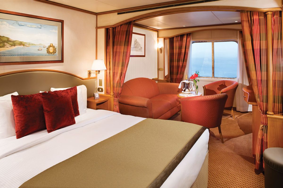Cruise around the world in a suite
