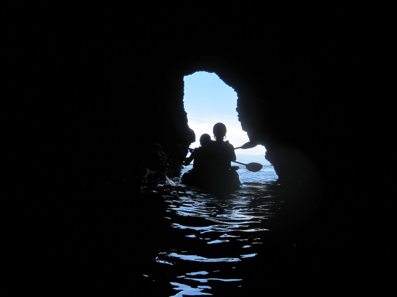 Channel Islands National Park cavern kayaking Ventura California