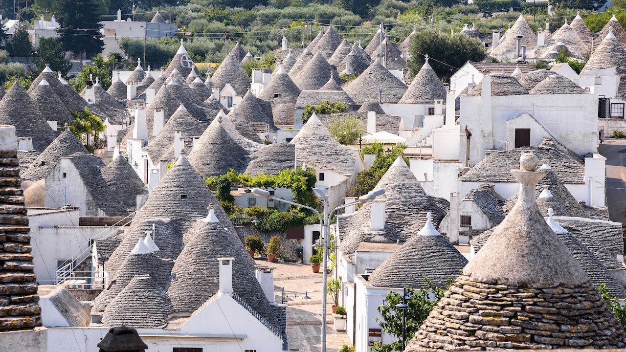 Trulli landscape in Italy