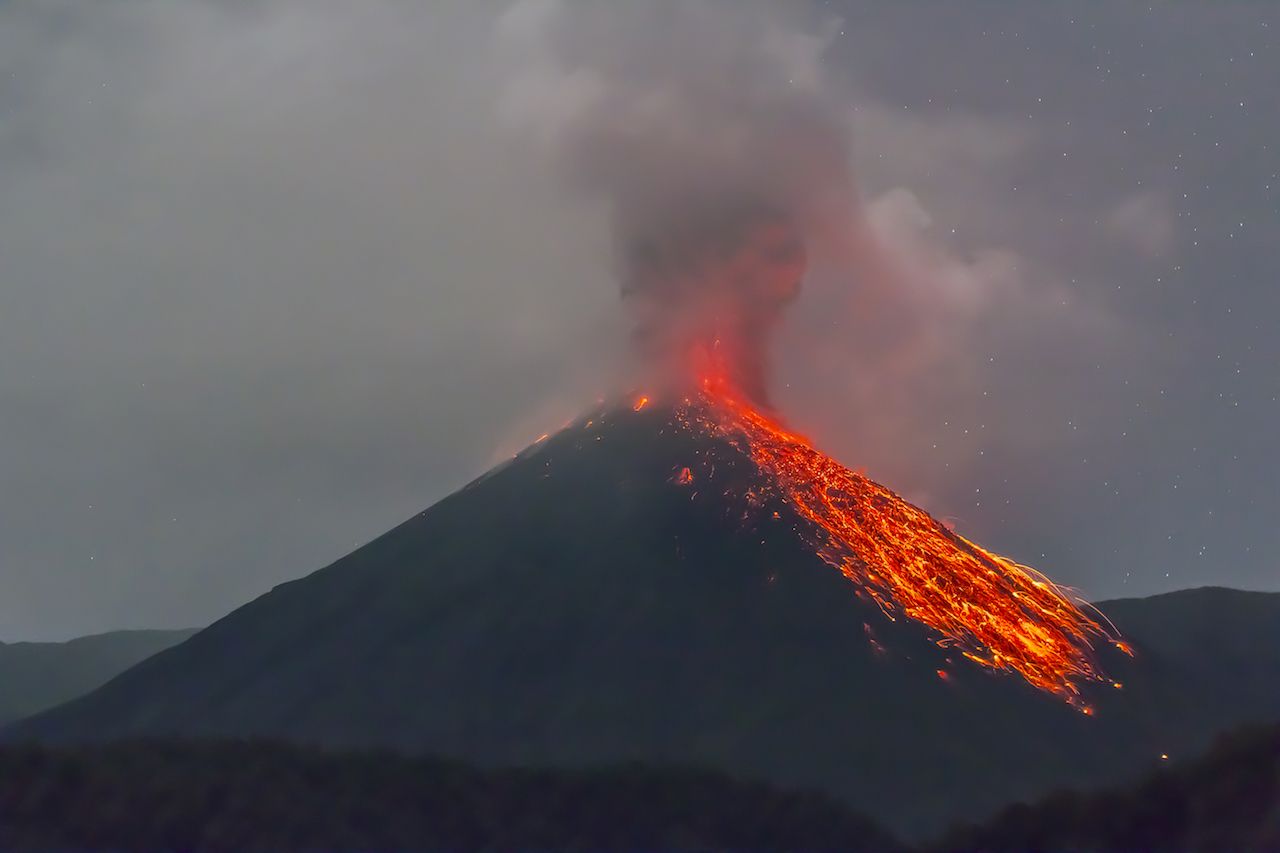 Reventador in Ecuador