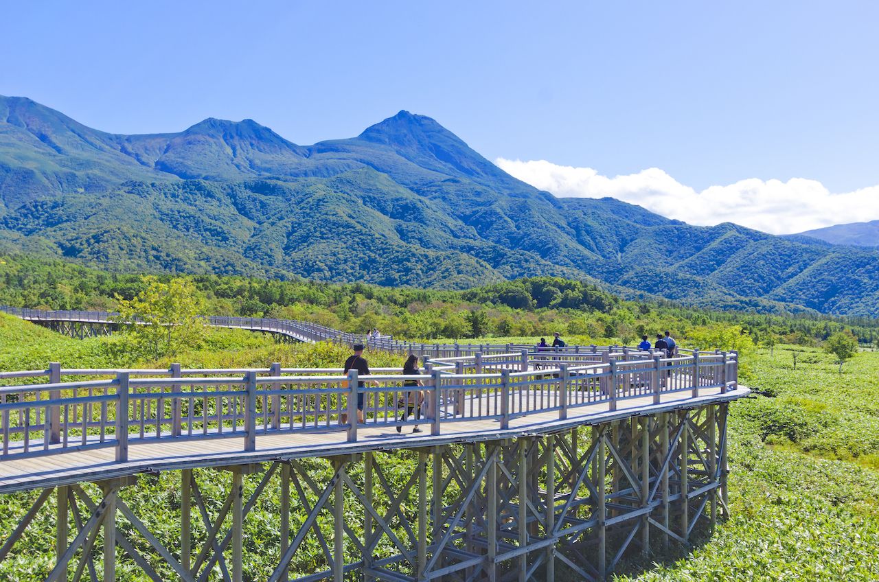 Shiretoko Five lakes hiking in japan