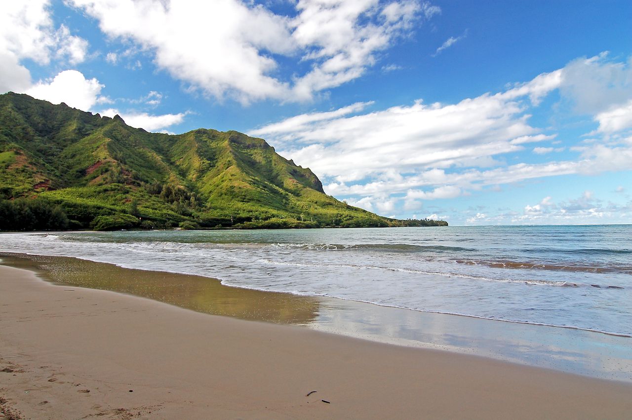 A beach in Hawaii