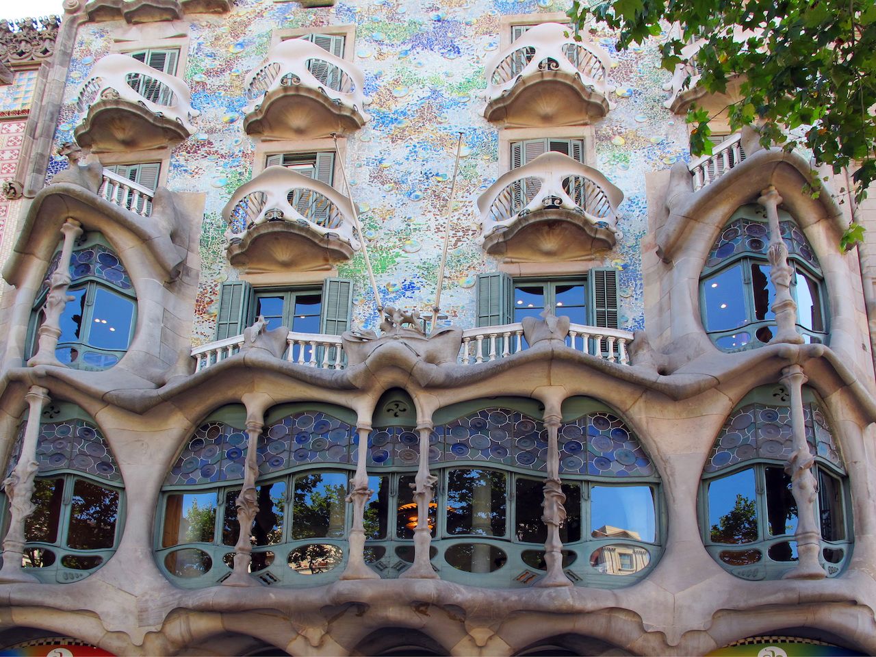 Casa Batllo in Barcelona Spain