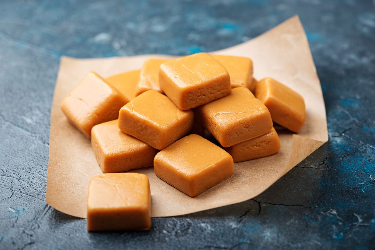 French salted caramels