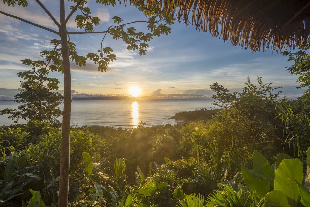 Sunset Lapa Rios Costa Rica