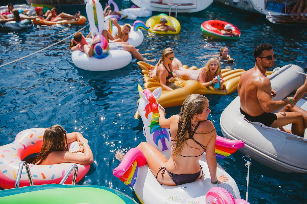 Croatia Yacht Week floaties