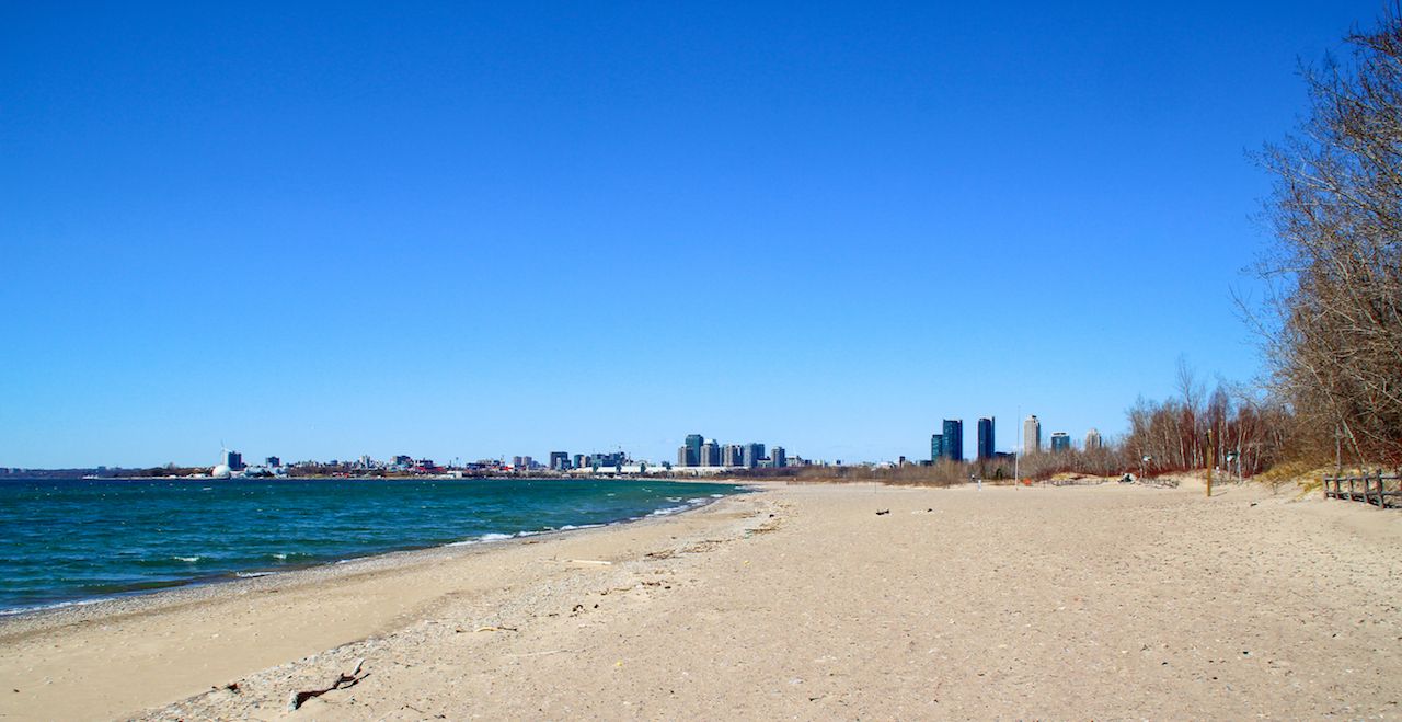 Hanlan's Point Beach in Canada