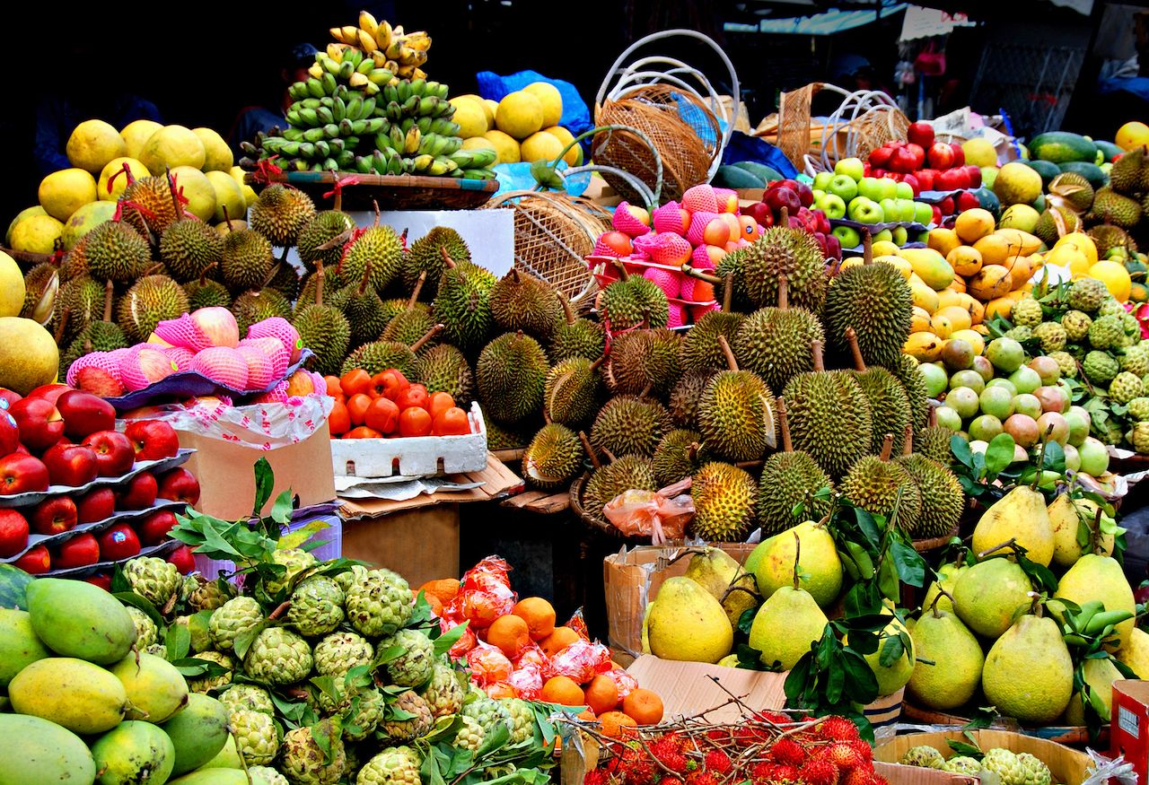 Fruit stand thailand