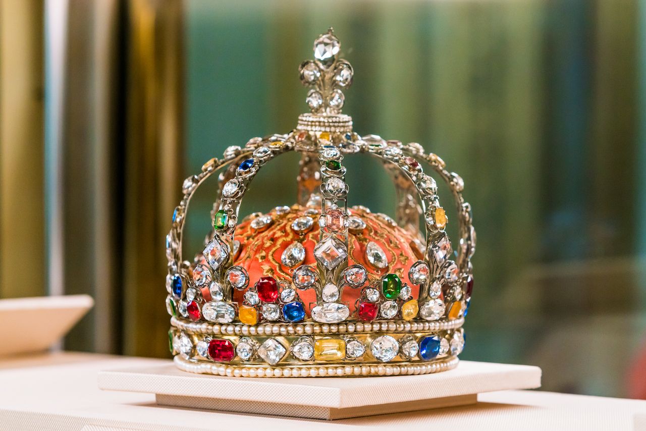 King Crown jewels in the Louvre