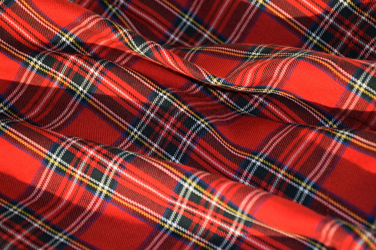 Red Tartan Fabric