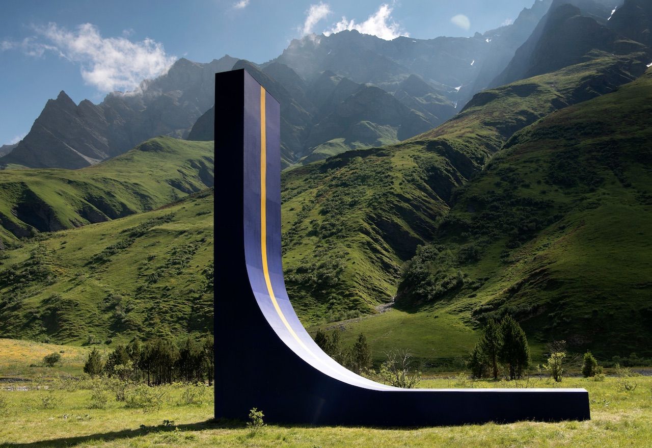 Swiss Alps art installation